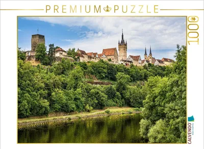 Produktbild von CALVENDO Puzzle Altstadt von Bad Wimpfen | 1000 Teile Lege-Größe 64x48cm Foto-Puzzle für glückliche Stunden