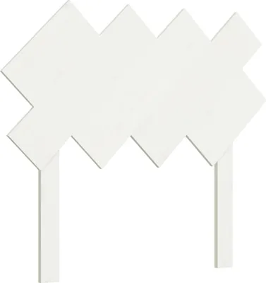 Obrázok produktu pre vidaXL Čelo postele biele 92x3x81 cm Masívne borovicové drevo