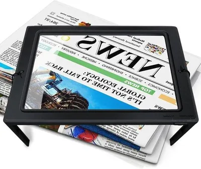 Image de Loupe de lecture avec éclairage LED, grossissement 5x, légère