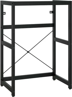 Immagine prodotto di Struttura per Lavabo da Bagno Nera 59x38x83 cm in Ferro