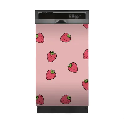 Produktbild von Magnete Dekorative 45x70 cm Küche Magnetmatte Spülmaschine - Erdbeere