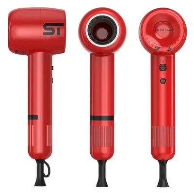 Zdjęcie produktu dla Supreme – suszarka do włosów Shd347 – suszarka do włosów, USB-C, czerwona