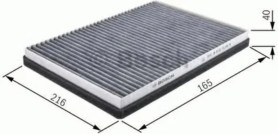 Produktbild von Bosch Filter, Innenraumluft 1 987 432 435