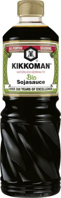 Zdjęcie produktu dla Kikkoman Ekologiczny sos sojowy naturalnie warzony Plastikowa butelka 1000 ml