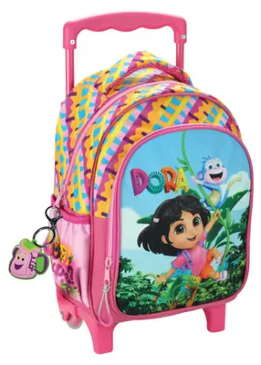 Obrázek produktu pro Dóra, batoh do školky s motivem džungle, rozměry 30 cm