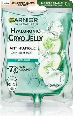 Image de Garnier Hyaluronic Cryo Jelly Sheet Mask 27g