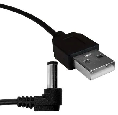 Productafbeelding van 1.5 Meter USB A naar DC Stroomkabel (5.5mm x 2.1mm) voor Laptops, Routers, Camera's en Elektronica