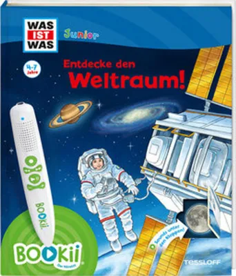 Produktbild von BOOKii® WAS IST WAS Junior Entdecke den Weltraum!