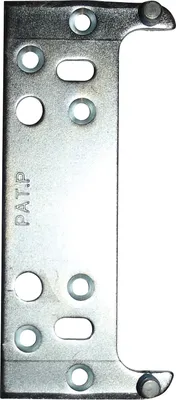 Image de KRONA KOBLENZ : plaque de fixation pour paumelle de porte K 2400 avec entretoise intégrée
