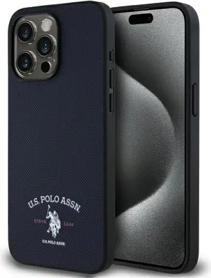 Produktbild von Us Polo Ushcp15Xparv Iphone 15 Pro Max 6,7" Granatowy/Navy Gedruckt Dh Logo