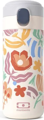 Produktbild von Monbento MB Pop Kinder Isolierflasche, 360 ml, Edelstahl, Sportverschluss, Schnelle Öffnung, Pop Paper Cut