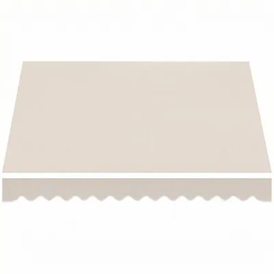 Obrázek produktu pro Náhradní plátno pro markýzu, rozměry 3,5 x 2,5 m, ochrana UPF 50+ | Barva: krémová bílá | Rozměry: 250 x 337 x 25 cm