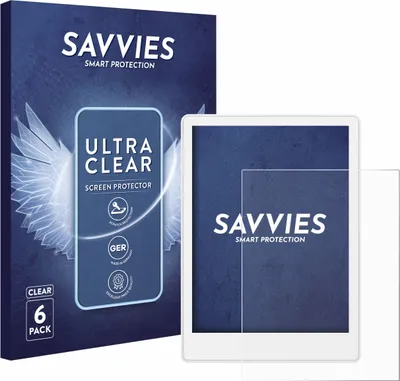 Produktbild von 6x Für Meebook M8 7.8" Schutzfolie Savvies Displayschutz Display Schutz Folie Klar Transparent