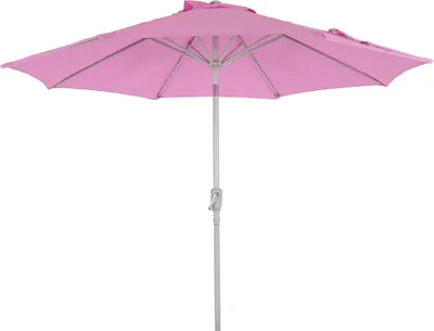 Zdjęcie produktu dla Parasol N19, parasol ogrodowy, Ø 3m uchylny poliester/aluminium 5kg ~ liliowy