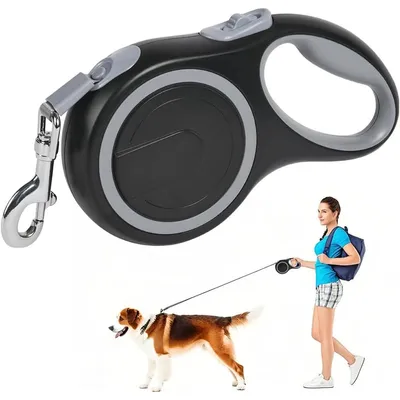 Produktbild von Hundeleinen, Rollleine für Hunde Hundeleine für Kleine Große Hunde 360° Verhedderungsfreier Ausziehbar mit Anti-Rutsch-Griff und Schnellbremskno, 8m
