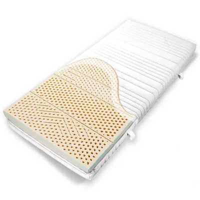 Produktbild von Ravensberger 7 -Zonen Latexmatratze  LATEXCO Latex H2 RG 60 (45-80 kg) Medicott-SG 140 x 200 cm