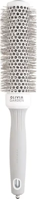 Immagine prodotto di Olivia Garden Pennello Olivia Garden a setole ondulate bianco e grigio Ø35mm