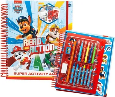 Produktbild von Paw Patrol - Malbuch mit Schablone und Aufklebern