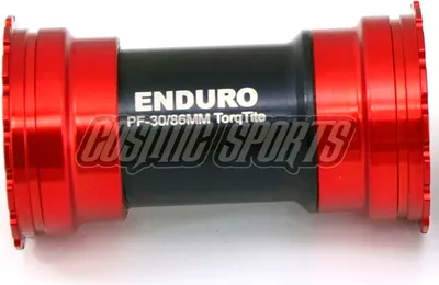 Obrázok produktu pre Ložiská Enduro XD-15 Corsa Ceramic TorqTite Innenlager, BB386EVO, BB386EVO, červené (BKC-0690)