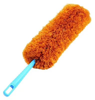 Zdjęcie produktu dla Mop do kurzu z mikrofibry, antystatyczny, nadający się do prania, niebieski