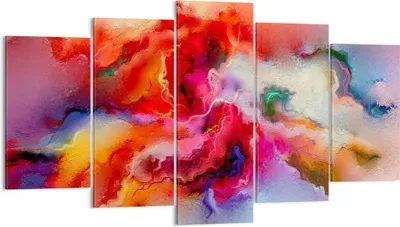 Produktbild von Bild auf Leinwand - Leinwandbild - Abstraktion modern - 160x85cm - Wand Bild - Wanddeko - Leinwanddruck - Bilder - Kunstdruck - Wanddekoration - Leinwand bilder - Wandkunst - EA160x85-4035