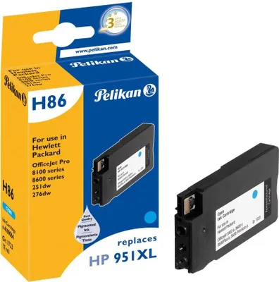 Produktbild von Pelikan Patrone HP H86 CN045AE HP951XL cyan 17ml remanufactured