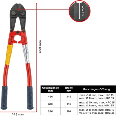 Immagine prodotto di kwb by Einhell tagliabulloni 460 mm