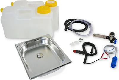 Image de 12V Evier de camping en kit Evier Ford Transit VW Caddy T3 T4 T5^