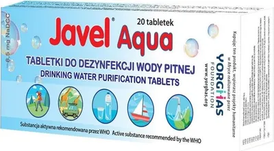 Image de JAICO Javel Aqua water disinfection tablets  20 pcs
