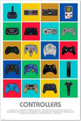Image de Erik Editores Controllers Affiche Multicolore One Size