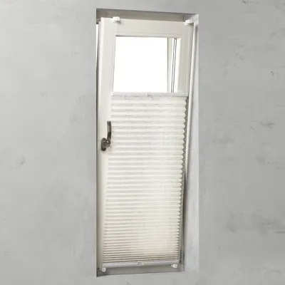 Produktbild von SOLUNA Faltenplissee mit Seitenverspannung ohne Bohren Design Motiv Honey100x130 cm