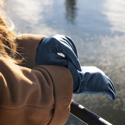 Produktbild von Navaris Touchscreen Nappa Lederhandschuhe für Damen - Leder Handschuhe aus Lammleder mit Kaschmir Mix Futter - Damenhandschuhe mit Touch Funktion