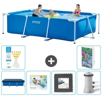 Produktbild von Rechteckiger Frame Pool - 300x200x75 cm - 7-teilig S49