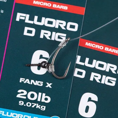 Image de Nash Fluoro D-Rig Size 8 Gréement pour carpes