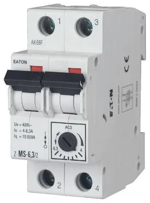 Immagine prodotto di Interruttore motore 2P 7,5kW 10-16A Z-MS-16/2 248399