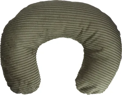 Produktbild von MamaLoes Stillkissen Velours Rippstoff Grün Medium ML020319