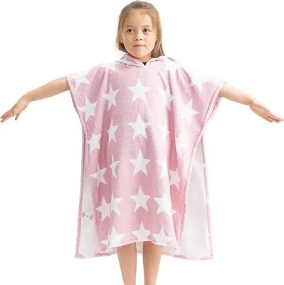 Produktbild von Famanu Badponcho für Kinder und Babys - Strand- und Schwimmponcho mit Kapuze