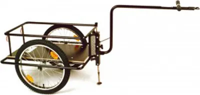 Produktbild von Der Roland- 20' Hochdeichsel Anhänger mit Bodenplatte, Kupplung, Stützfuß, schwarz (1 Stück)