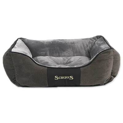 A dog bed is shown against a white background.