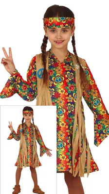 Immagine prodotto di Guirca Hippie-costume 10-12 anni 10-12 anni