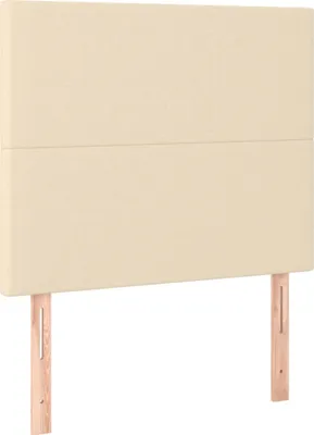 Zdjęcie produktu dla Zagłówek kremowy 80x5x118/128 cm tkanina