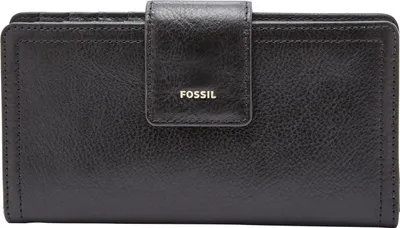 Produktbild von FOSSIL Geldbörse Logan RFID Tab Clutch Black schwarz