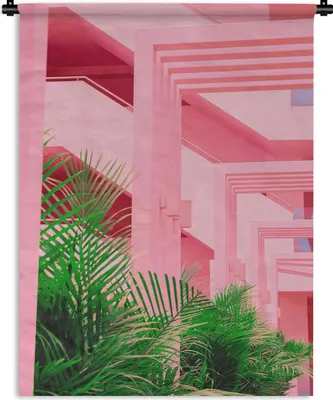 Produktbild von MuchoWow® Wandteppich Wandbehang Sommer - Pflanzen - Garten 150x200 cm Tapisserie Dekoration Wandtuch - Wandaufhängung - Moderner