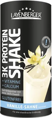 Produktbild von Layenberger 3K Protein Shake 360g Vanille-Sahne