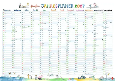 Produktbild von Helme Heine: Tafelkalender A3 2027