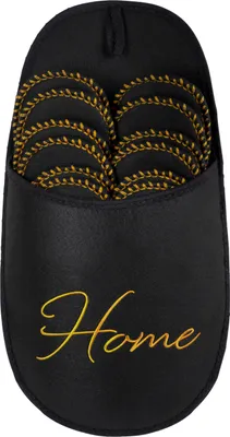 Produktbild von Hosťovské papuče ONVAYA® ABS | Domov čierna a zlatá | Sada 6 ks | Protišmyková podrážka | Papuče | filcové papuče | veľkosť 36-45 papuče pre hostí