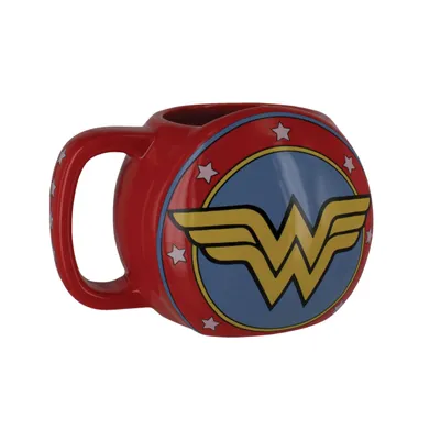 Immagine prodotto di Tazza con scudo Wonder Woman della DC Comics