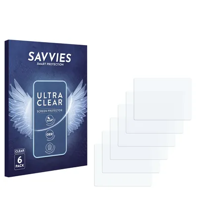 Produktbild von 6x Für Nikon Coolpix P7700 Schutzfolie Savvies Displayschutz Display Schutz Folie Klar Transparent