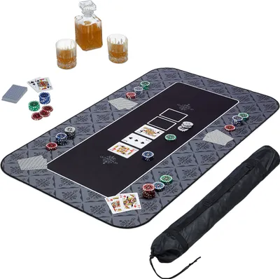 Produktbild von relaxdays Pokermatte 100x60