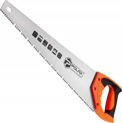 Produktbild von Hand-Fuchsschwanzsäge 450 mm 9 Zähne/Zahnspitze, scharf, zum Schneiden von nassem/trockenem Holz, Polax